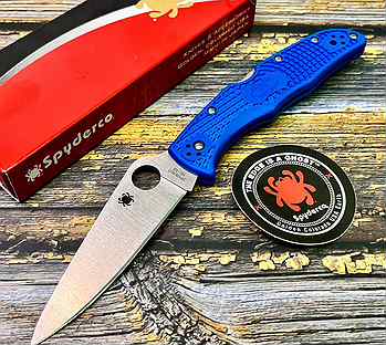 Нож складной Spyderco Endura 4 Blue Handle