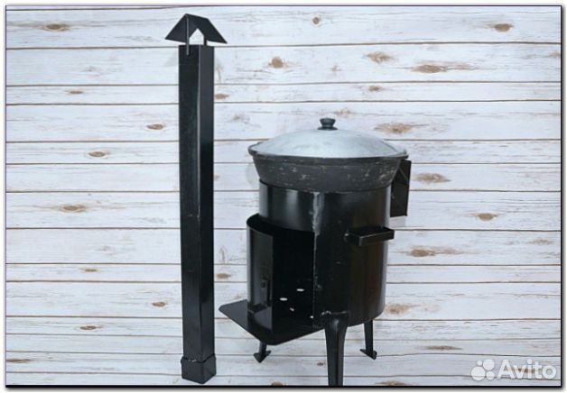 Казан 16л+печь 3мм.Подарок шумовка.Доставка