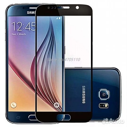 Защитное стекло на Samsung S6