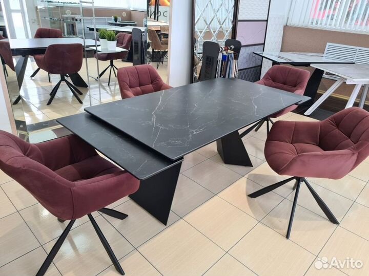 Стол из керамогранита раздвижной SKR-20028