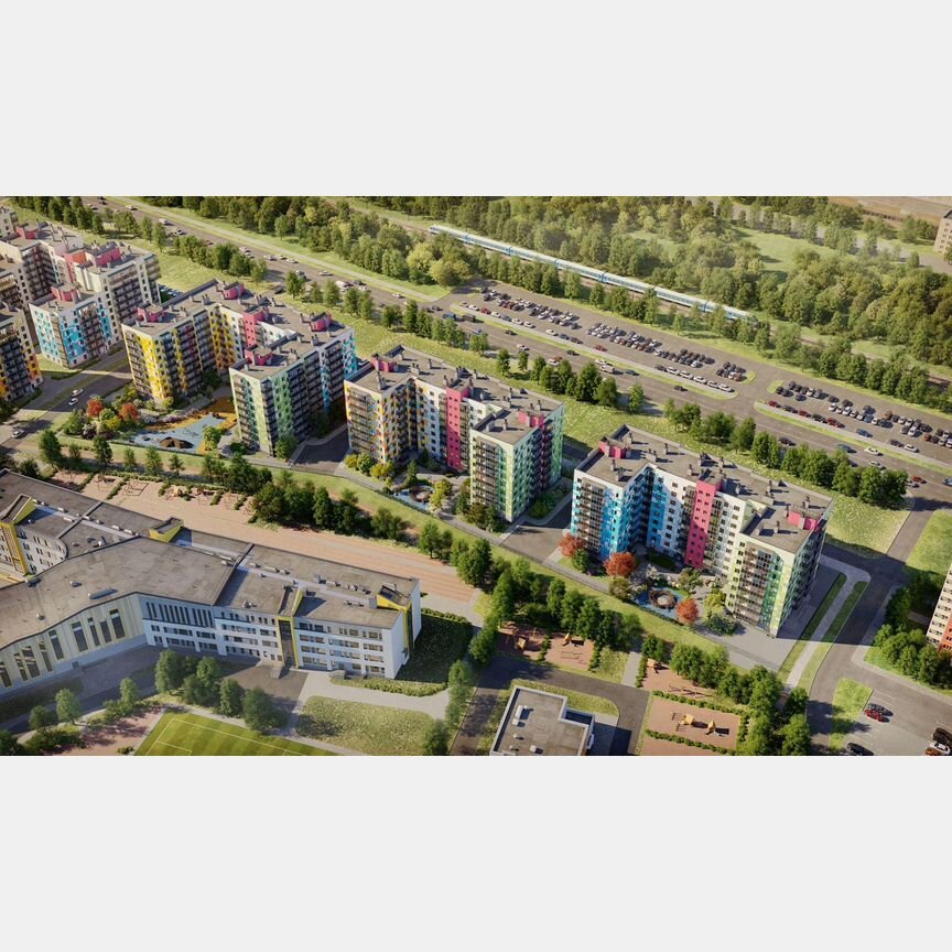 1-к. квартира, 49,3 м², 5/9 эт.