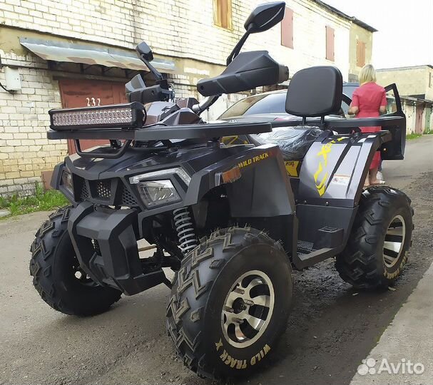 Квадроцикл Motoland Wild Track X 200 черный