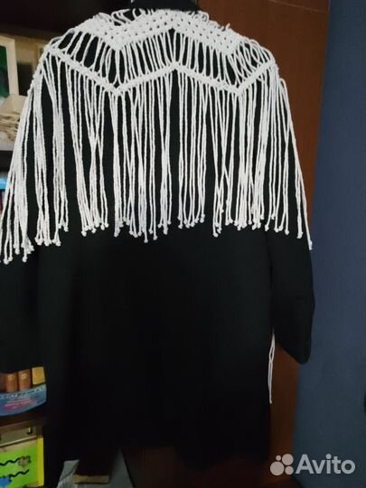 Шаль Повязка Накидка Платок Макраме