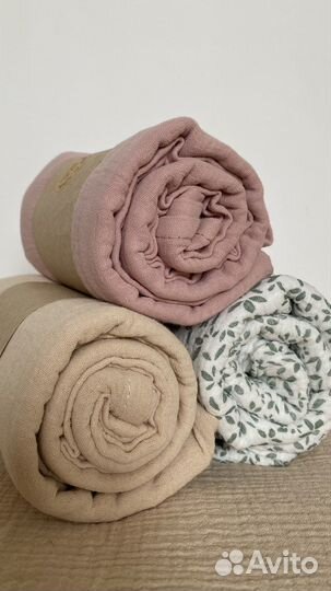 Муслиновые пеленки новые