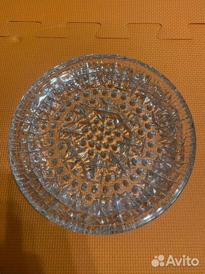 Блюдо, поднос Космос Хрусталь лзхс