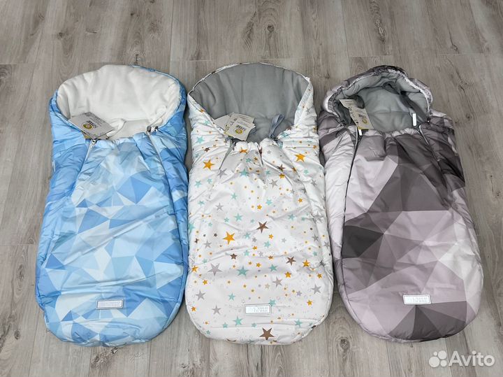 Зимний конверт в коляску