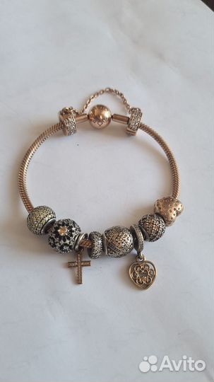 Pandora rose браслет