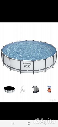 Каркасный бассейн новый