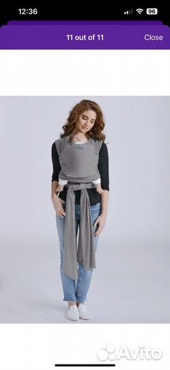 Слинг шарф diva milano трикотажный