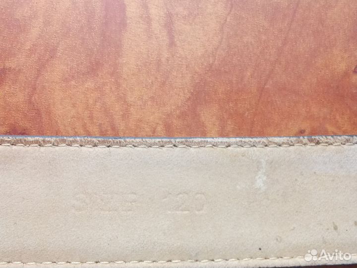 Мужской кожаный ремень черный Италия