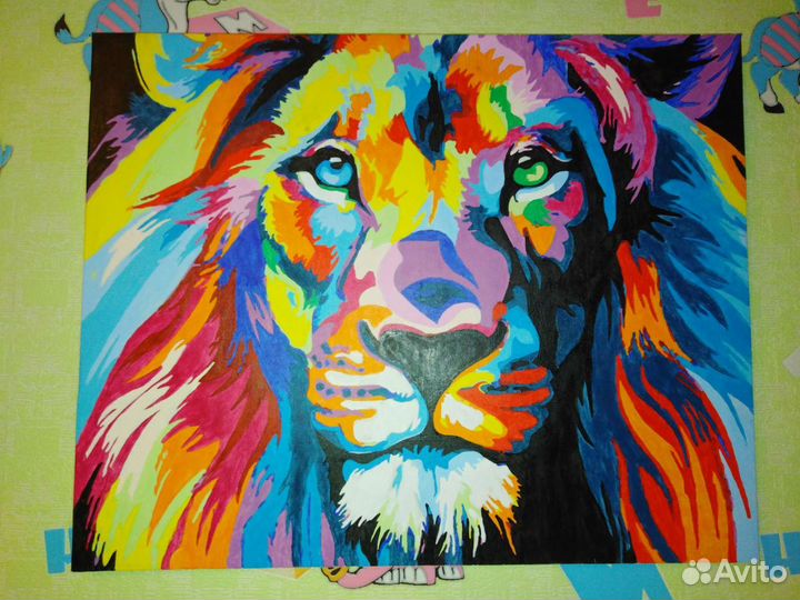 Картина холст акрил