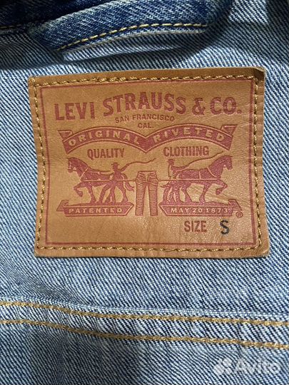 Джинсовая куртка мужская levis