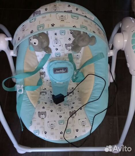 Детские электронные качели для новорожденных