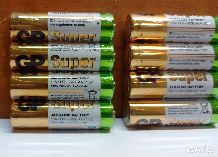 Батарeйки AA GP Super alkaline