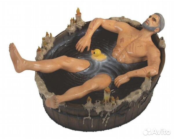 Фигурка Геральт в ванной Ведьмак 3