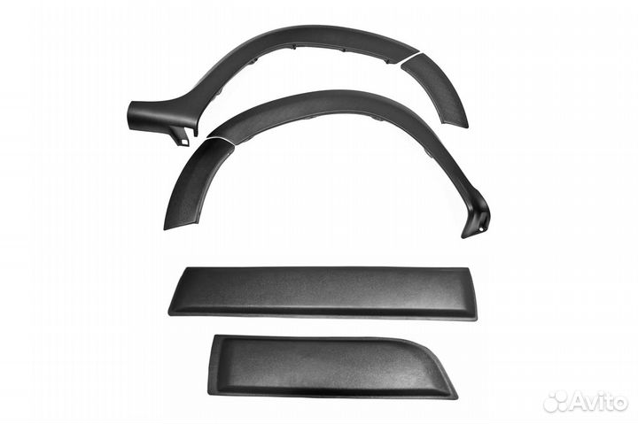 Накладки на арки + молдинги Renault Duster RA