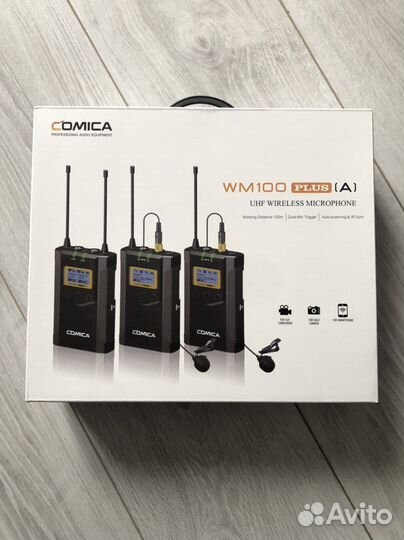 Comica cvm-wm100 plus (a) микрофон петличный