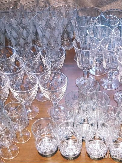 Хрустальные стаканы,рюмки,стопки СССР