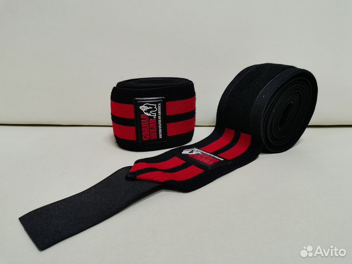 Новые коленные бинты Gorilla Wear