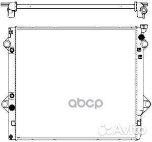 Радиатор сист. охл. toyota land cruiser prado 4