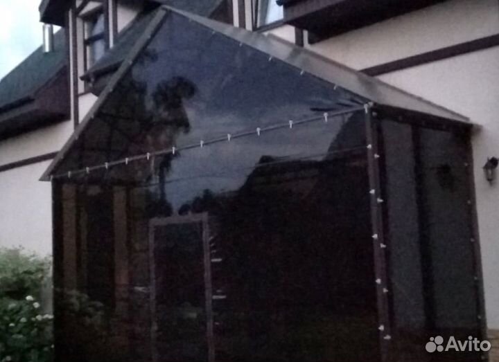 Мягкие пвх окна на беседку