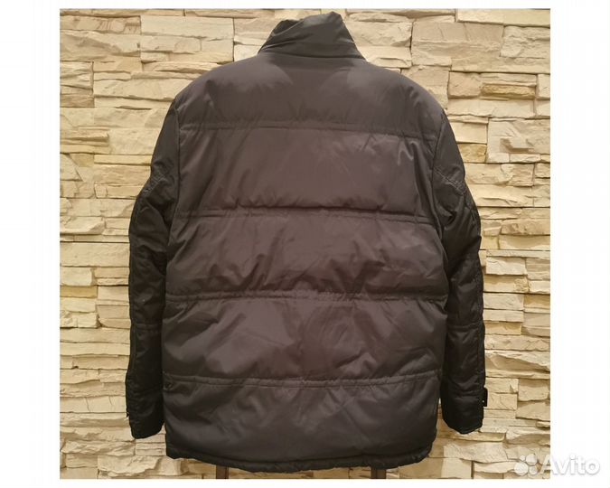 Пуховка мужская черная Sela, М (48-50)