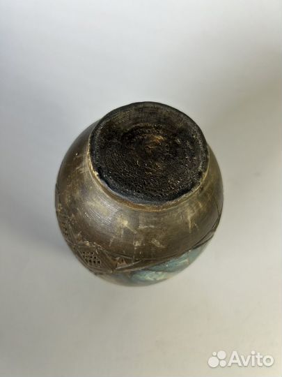 Ваза карандашница деревянная Русский стиль