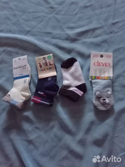 Носки детские, трикотаж, р-р от 8 до 11-12