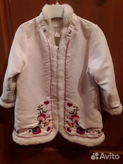 Куртка на девочку, натуральная, лайка