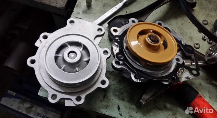 Замена помпы Kia K5 2015-2020