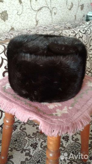 Норковая шапка мужская новая