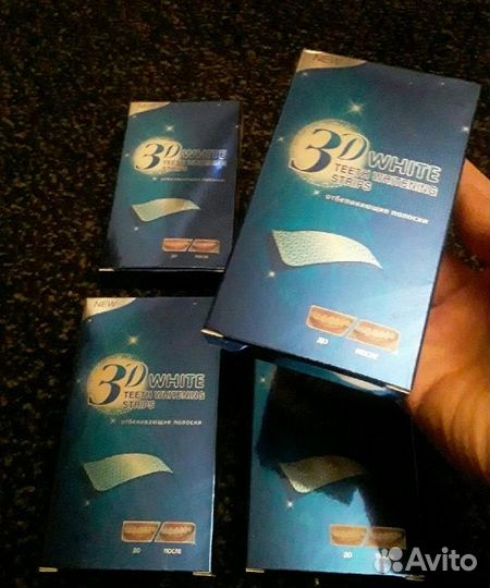 Отбеливающие полоски для зубов 3D white