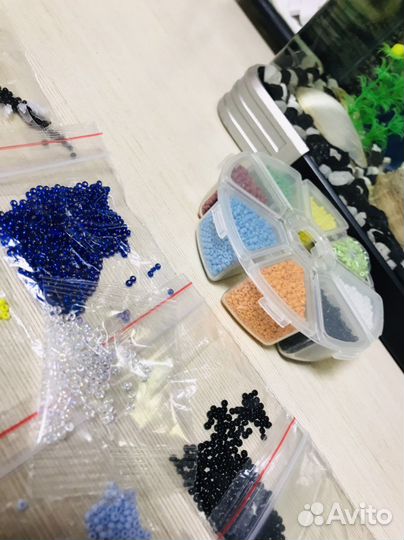 Бисер остатки