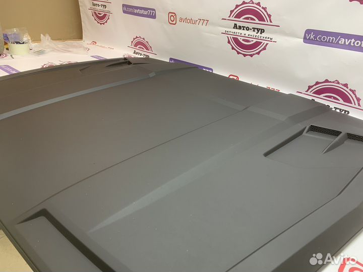 Накладка на капот нива