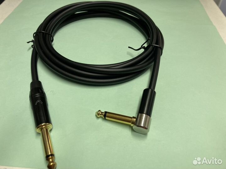 Гитарный кабель Canare Япония угловой 3 метра