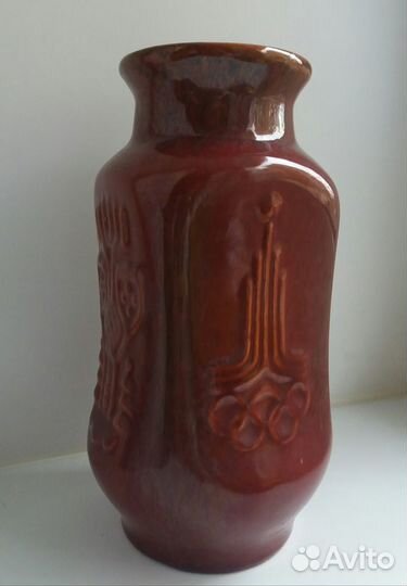 Керамическая ваза Олимпиада-80(ссср)