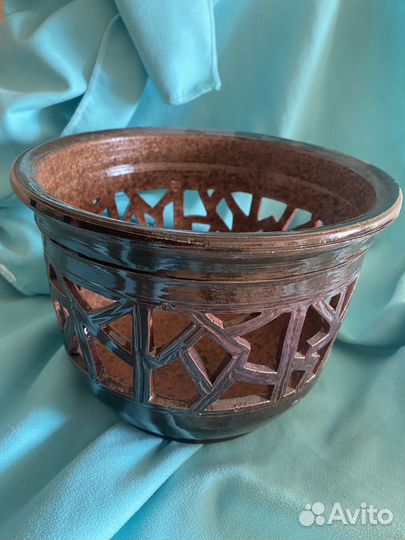 Горшки керамические много