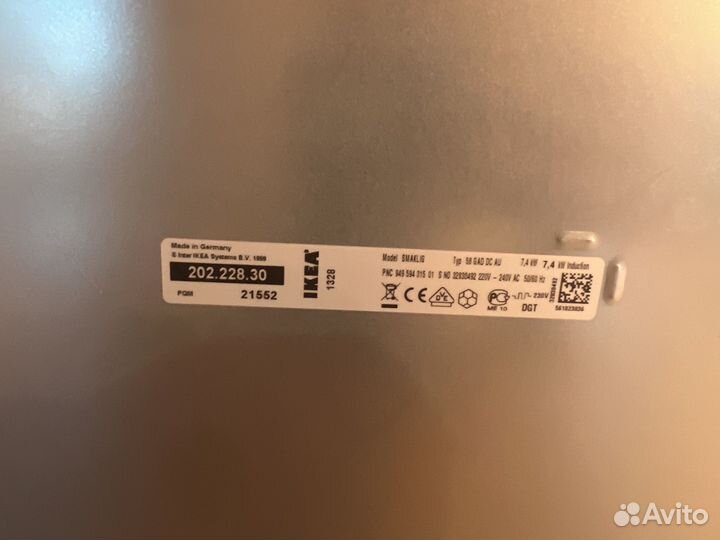 Индукционная плита 4 конфорки на запчасти