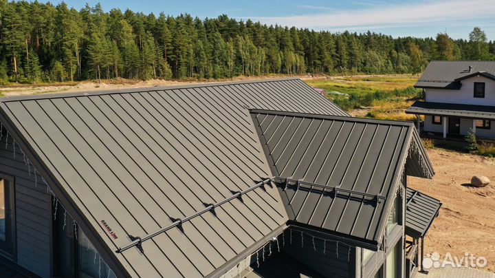 Кликфальц mini Grand Line 0,5 GreenCoat Pural BT, matt с пленкой на замках RR 32 темно-коричневый (R