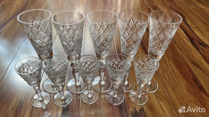 Хрустальные рюмки СССР