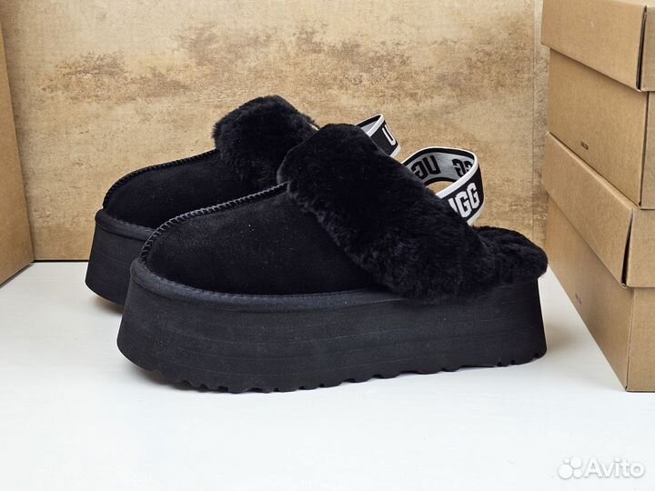 Ugg Funkette Suede Platform black