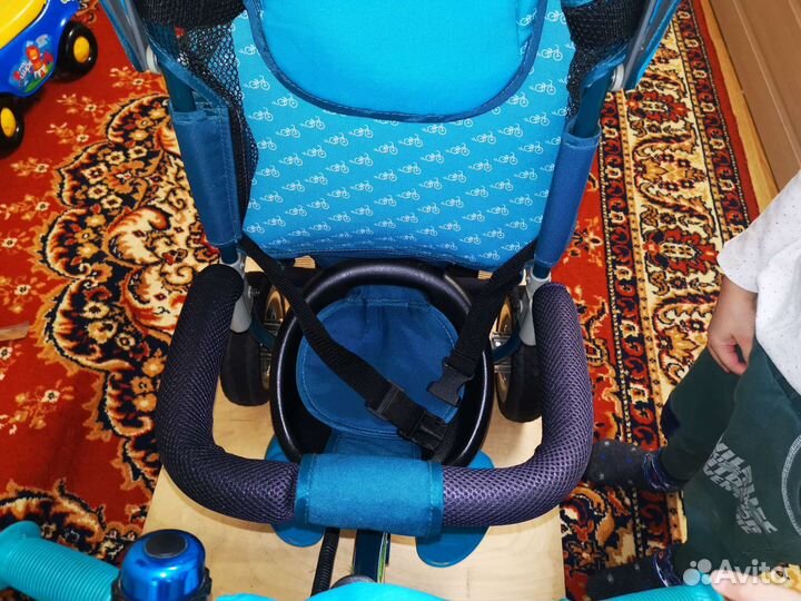 Велосипед коляска с ручкой