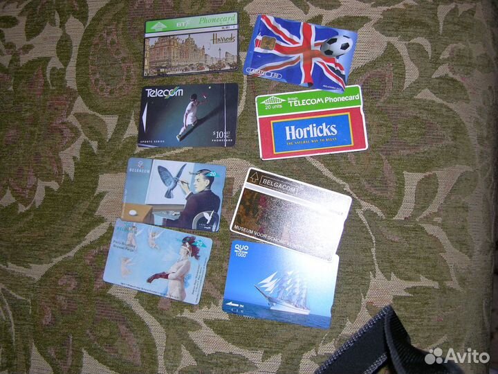 Подар. и телеф. карты из Англии