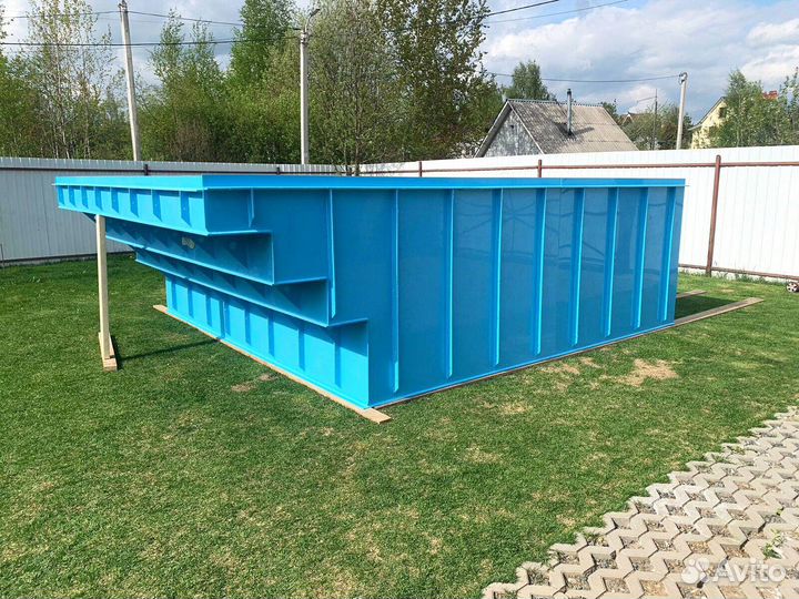 Бассейн из пластика 5x4