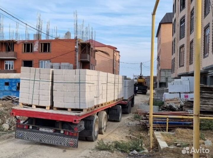 Кирпич пеплоблок напрямую из Нальчика. Доставка