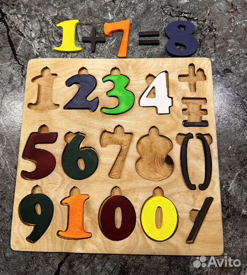 Развивающие деревянные игрушки