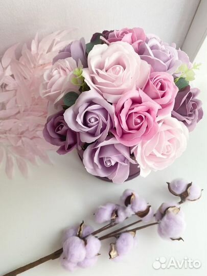 Букет из мыльных цветов (роз ) на день матери
