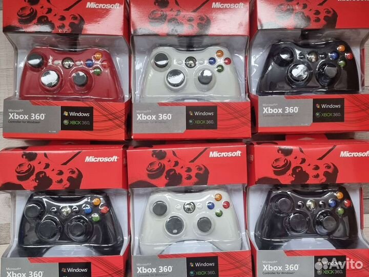 Джойстик xbox 360 проводной