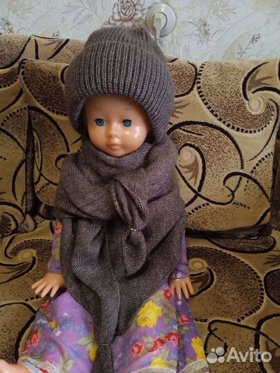 Комплект шапка и шарф женские