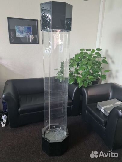 Аквариум,пузырьковая панель,башня